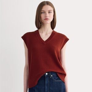 Everlane boxy sweater vest